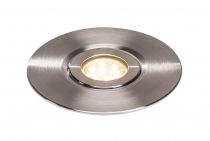 GIMBLE OUT, encastré de sol extérieur, inox brossé, LED, 13W, 3000K, IP67, inox 316 (1000384)