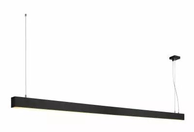 GLENOS�, suspension profil�e int�rieure, 2m, noir, LED, 85W, 3000K, variable 1-10V (1001406)