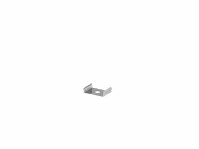 GRAZIA 10, clips de montage, invisible, inox, 2 pi�ces (1000487)