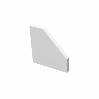 GRAZIA 10 EDGE, embout pour profil en saillie, blanc (1004894)