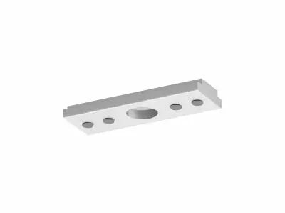 GRAZIA 20, connecteur longitudinal, alu, 2 pi�ces (1000571)