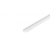 GRAZIA 20, profil en saillie, plat strié, 3 m, blanc (1000506)