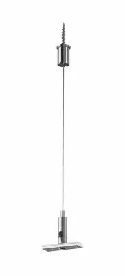 GRAZIA 20, suspension rigide pour profil en saillie, 2 m, inox, 2 pi�ces (1000535)