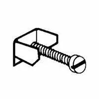Griffes avec vis et �cran - pour bo�te Batibox b�ton