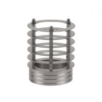 Grille en forme d\'anneaux, extérieur, inox (228130)