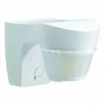 hager - d&eacute;tecteur de mouvement infrarouge standard mural 140&deg; blanc 10a (52110)