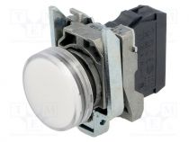 Harmony - voyant rond Ø22 - IP66 - blanc - LED intégrée - 240V (XB4BVM1)