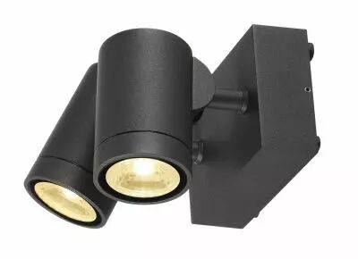 HELIA, applique et plafonnier ext�rieur, double, anthracite, LED, 16W, 3000K, IP55, variable Triac (233255)