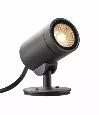 HELIA SPOT S, projecteur ext�rieur, simple, anthracite, LED, 8W, 3000K, IP55, variable Triac (1000735)