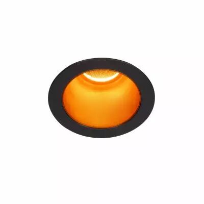 HORN MAGNA, encastr� de plafond ou mural int�rieur, noir/or, LED, 7,7W, 3000K (1002594)