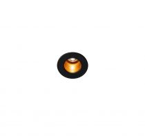 HORN MINI, encastré de plafond ou mural intérieur, noir/or, LED, 1,2W, 3000K (1000917)