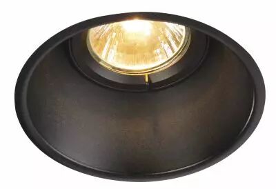 HORN-T, encastr� de plafond int�rieur, noir mat, GU10/QPAR51, 50W max (113140)