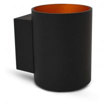 hoya appl 1 x g9 noir/dore cylindrique (700390)