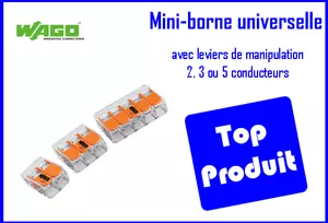 mini borne wago universelle