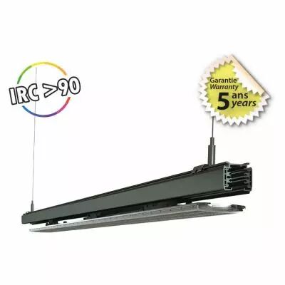 idyline reglette rail 40/36/32/28w 4000k 90� 1200mm irc90 60000h 5a (100692)