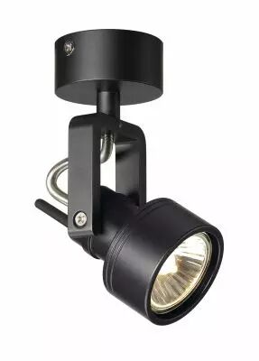 INDA, applique et plafonnier int�rieur, noir, GU10/QPAR51, 50W max (147550)