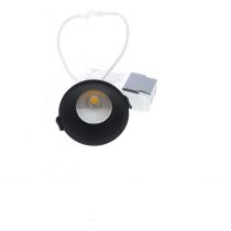 indigo-aby 1 rd 6,5w 550lm 3000k 36° dim noir mat (do461ww05)