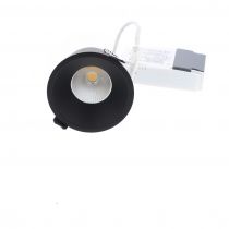 indigo-aby 2 rd 9w 750lm 3000k 36° dim noir mat (do462ww05)