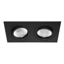 indigo-al2014 sdx 2x9w 2x940lm 4000k 38° dim noir mat (do18305)