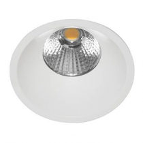 indigo-al3012 rd 9w 1050lm 3000k 38° ip44 dim blanc mat (do17130)