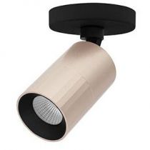 indigo-aurea 1 c 6w 715lm 38° dim noir mat - rose (wa25683)