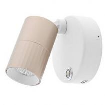indigo-aurea 1 w 7w 625lm 38° dim blanc mat - rose (wa25882)