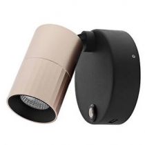 indigo-aurea 1 w 7w 625lm 38° dim noir mat - rose (wa25883)