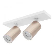 indigo-aurea 2 c 2x6w 2x715lm 38° dim blanc mat - rose (wa25782)