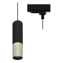 indigo-aurea 3 tp 6w 715lm 38° dim noir mat - champagne (tr43408)