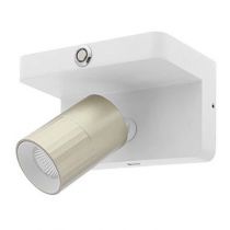 indigo-aurea 4 w 7w 625lm 38° dim blanc mat - champagne (wa26349)