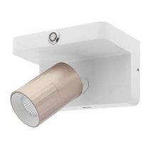 indigo-aurea 4 w 7w 625lm 38° dim blanc mat - rose (wa26382)