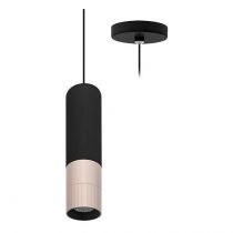 indigo-aurea p 6w 715lm 38° dim noir mat - rose (su16983)