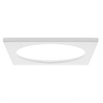 indigo-bague carree 105x105mm blanc mat (do42130)