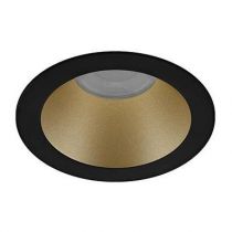 indigo-bora rdh evo 7w 800lm 60° ip65 dim noir mat - laiton mat (do55344)