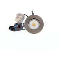 indigo-bora rdx 7w 720lm 55° ip65 dim nickel satiné (do36121)