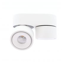 indigo-clac 2 mini 2x8w 2x750lm 3000k 38° dim blanc mat (wa183ww30)
