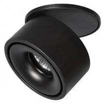 indigo-clic rdx 13w 1120lm 2700k 38° dim noir mat (do224sw05)
