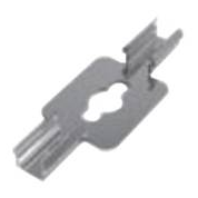 indigo-clips de montage 4pc acier inoxydable (pr14252)