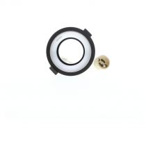 indigo-como rx gu10 max10w par16 noir mat - argent (do51817)