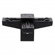 indigo-connexion elec t droite plafond  noir mat (tr36705)