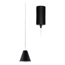 indigo-cute 5w 440lm 3000k 60° noir - blanc (su147ww39)