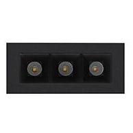 indigo-dots 6w 3000k 470lm 45° dim noir mat (do496ww05)