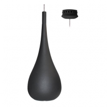 indigo-drop 520 e27 max40w led/cla/eco noir mat (ki00216)