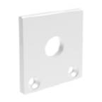 indigo-embouts perces 2pc blanc mat (pr12230)