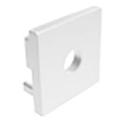 indigo-embouts perces 2pc blanc mat (pr13630)