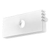 indigo-embouts perces 2pc blanc mat (pr14530)