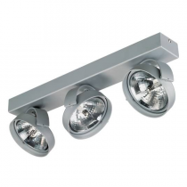 indigo-eos470 g53 applique 3x50w ar111 argent (eos328)