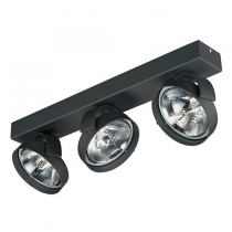 indigo-eos470 g53 applique 3x50w ar111 noir mat (eos314)