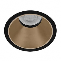 indigo-fiji r gu10 max10w par16 noir mat - champagne (do51408)