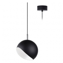indigo-flupy 2 10w 650lm 3000k noir - blanc (su12839)